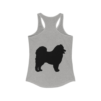 Samoyed Silhouette Women's Racerback Tank