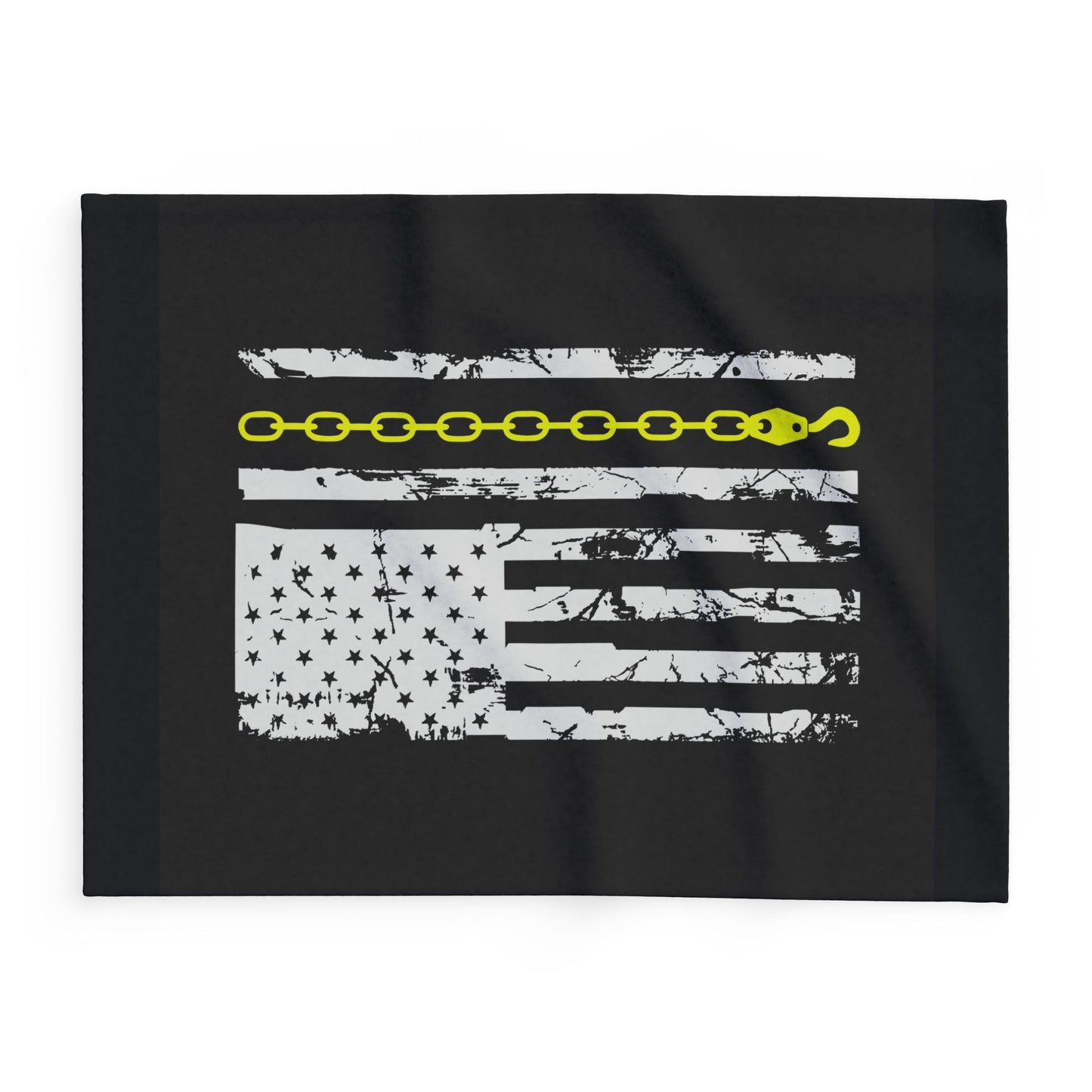 Thin Yellow Line Arctic Fleece Blanket