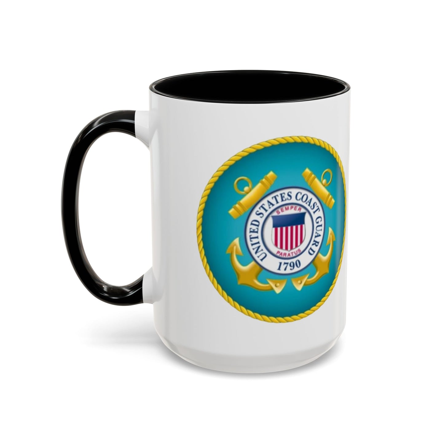 US Coast Guard 2-Tone Coffee Mug