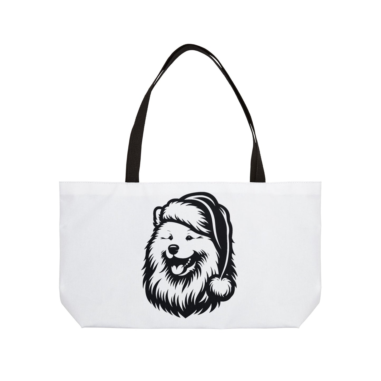 Santa Paws Samoyed Weekender Tote Bag