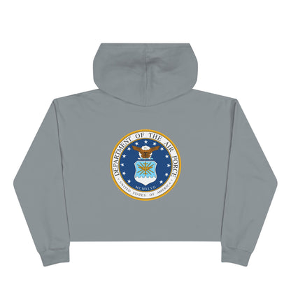 US Air Force Women's Crop Hoodie