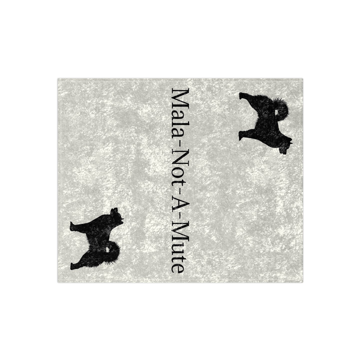 Mala-Not-A-Mute Crushed Velvet Blanket