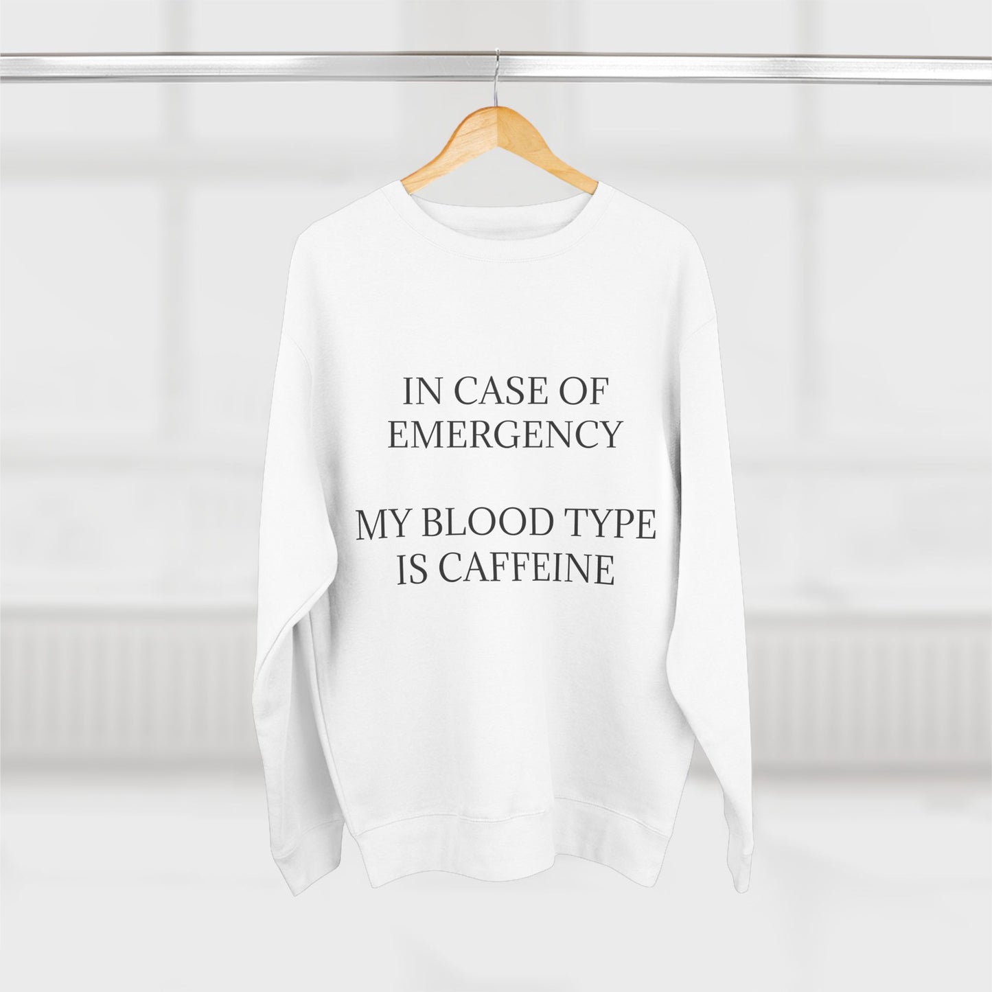 Blood Type Unisex Crewneck Sweatshirt