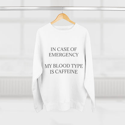Blood Type Unisex Crewneck Sweatshirt