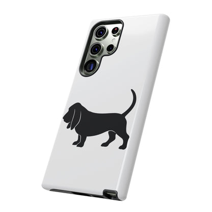 Basset Hound Silhouette Samsung Case