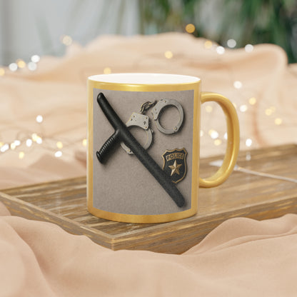 Law Enforcement Appreciation Metallic Coffee Mug