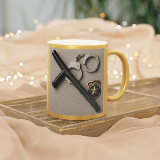 Law Enforcement Appreciation Metallic Coffee Mug