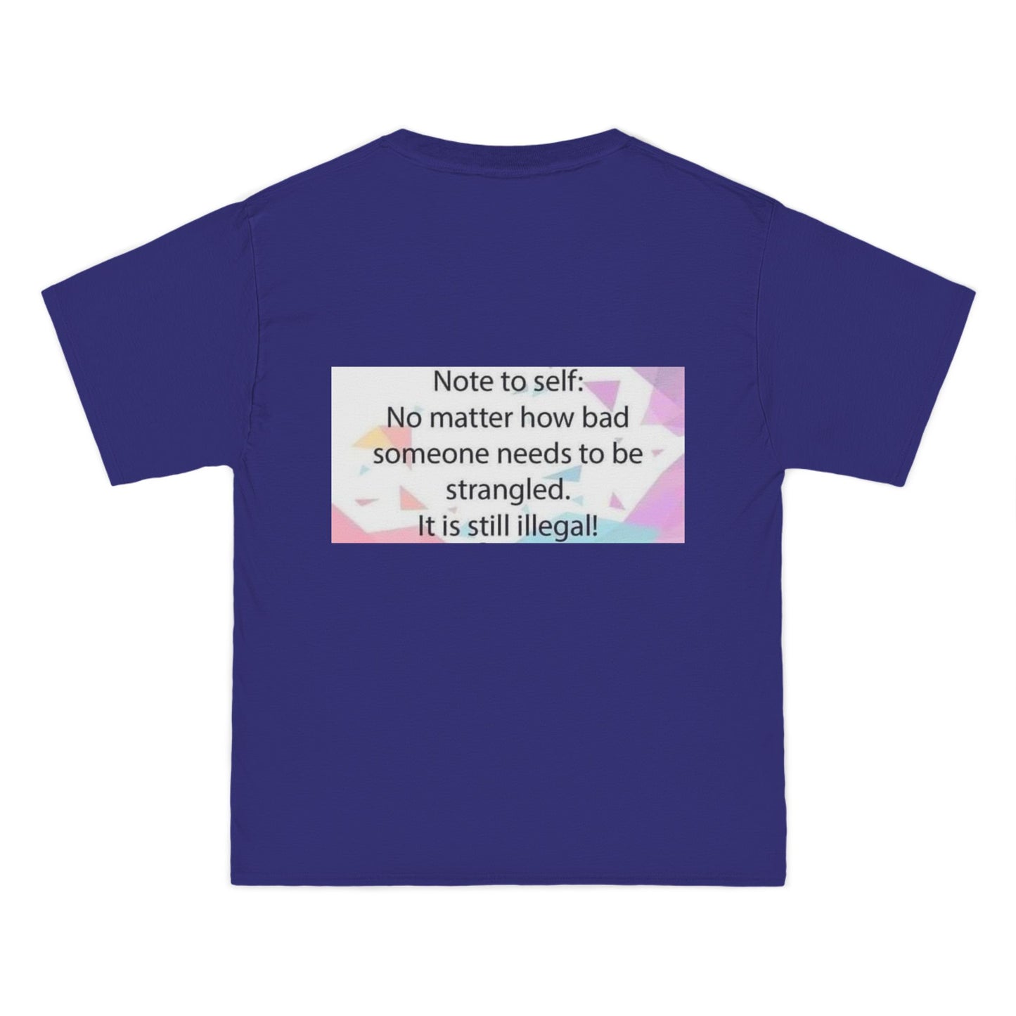 Note To Self Men's Short-Sleeve Crewneck Tee