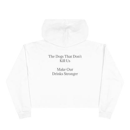 Drinks Stronger Women's Crop Hoodie