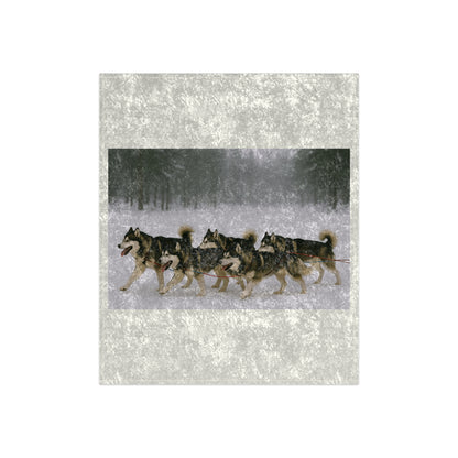Mush On Crushed Velvet Blanket