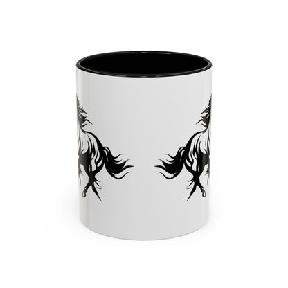 Horsin' Around 2-Tone Coffee Mug