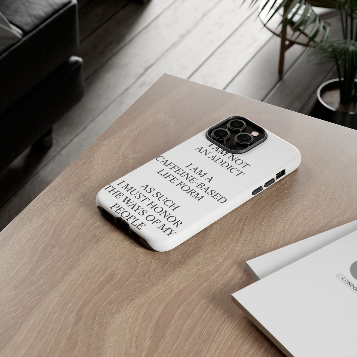 Not An Addict iPhone Case