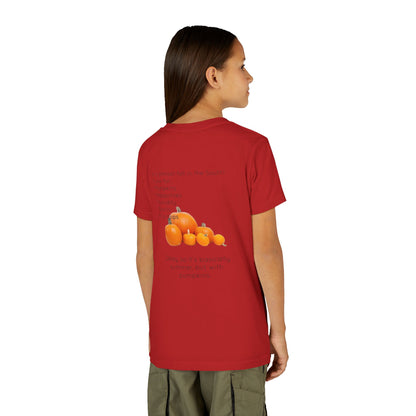 Fall In The South Youth Unisex Short Sleeve Crewneck Tee