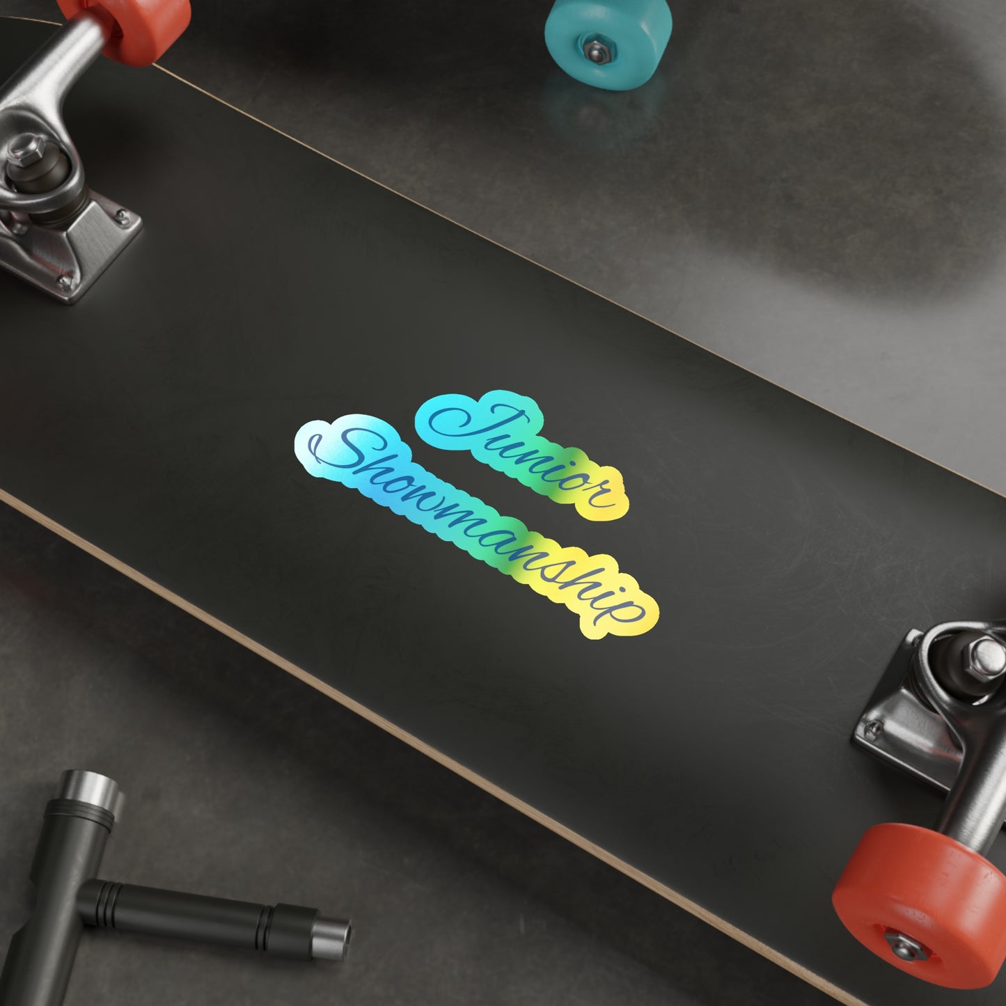 Junior Showmanship Holographic Sticker