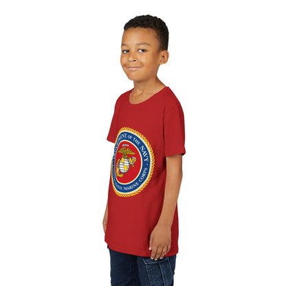 US Marine Corps Youth Unisex Short Sleeve Crewneck Tee