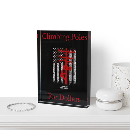 Climbing Poles Acrylic Photo Block
