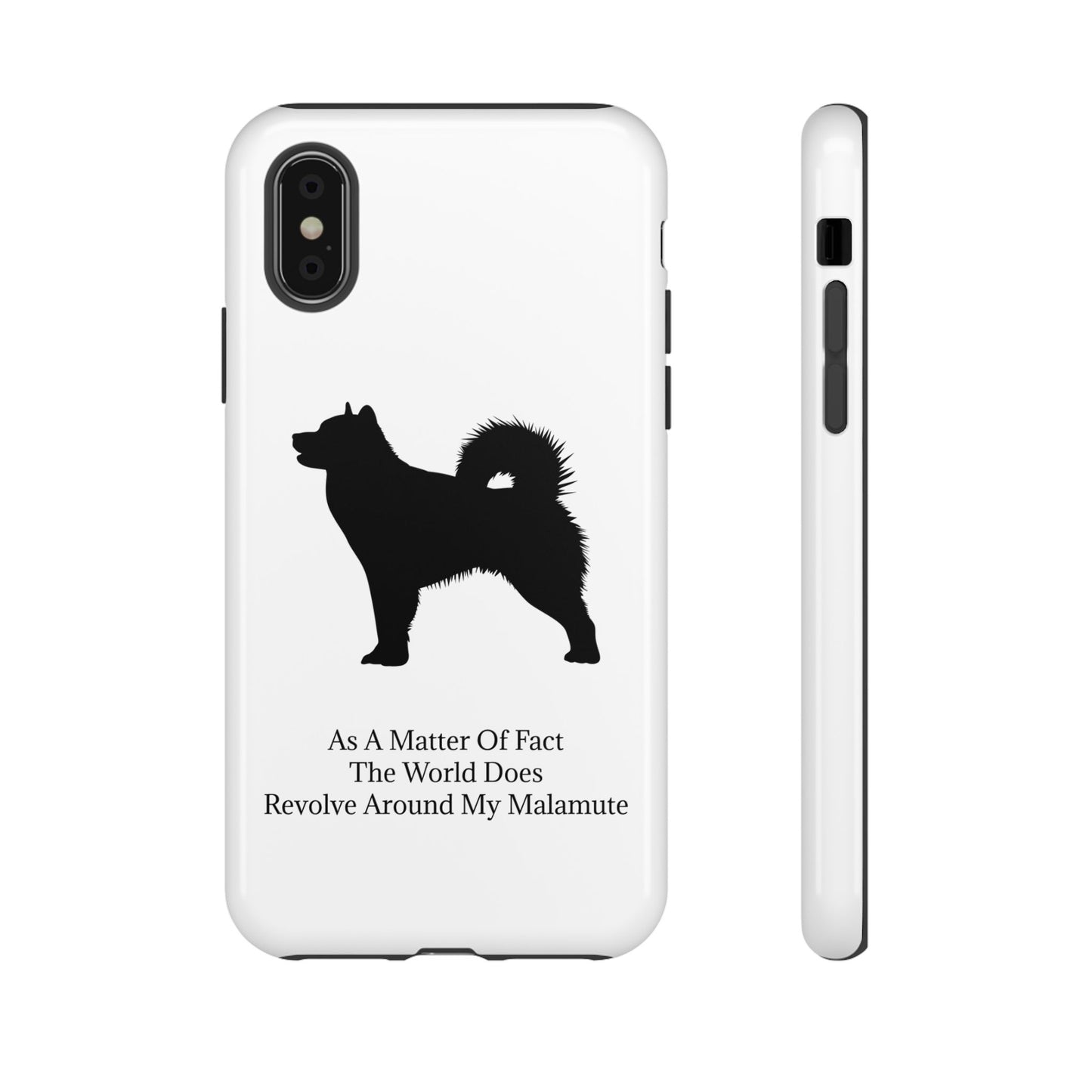 Matter Of Fact Malamute iPhone Case