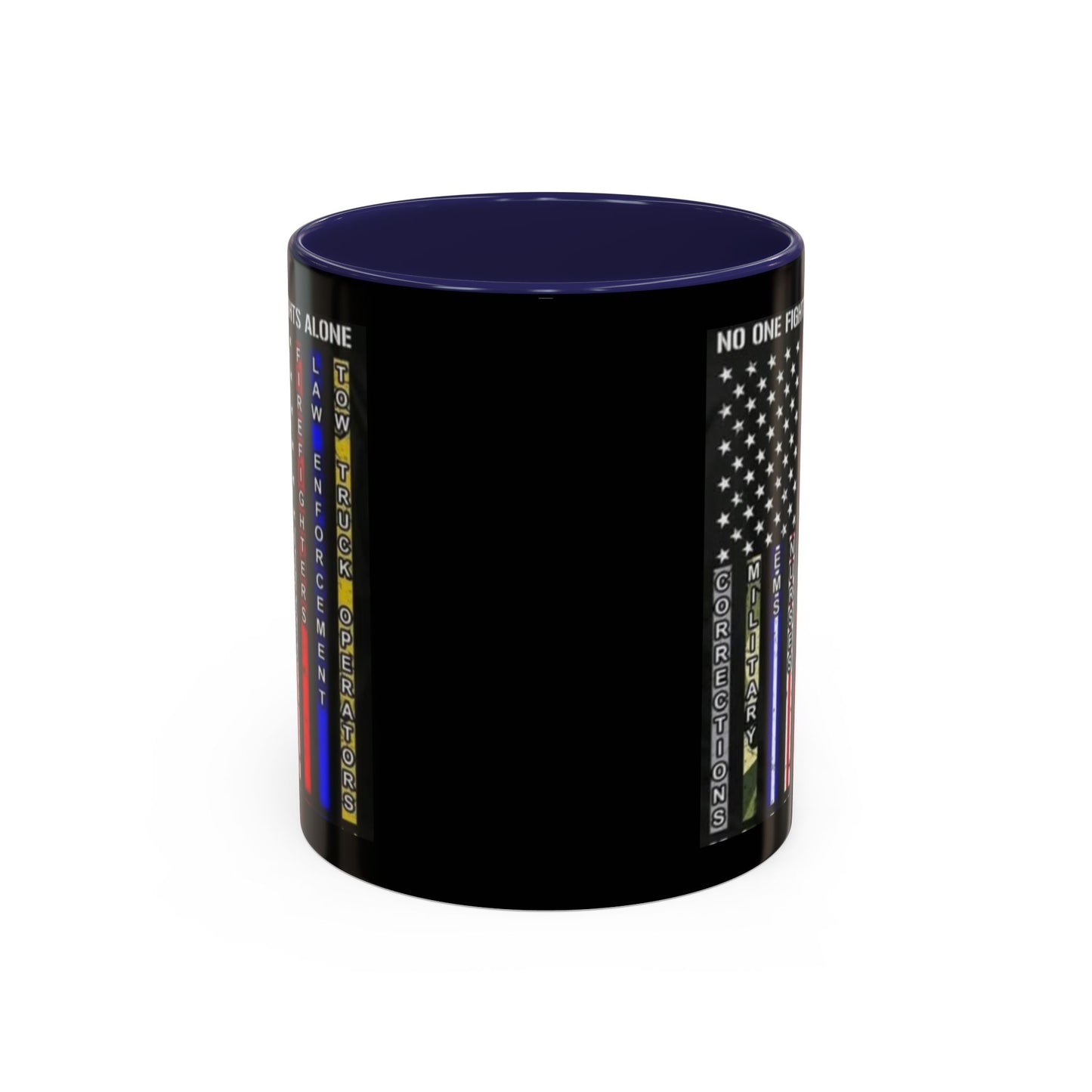 No One Fights Alone 2-Tone Coffee Mug