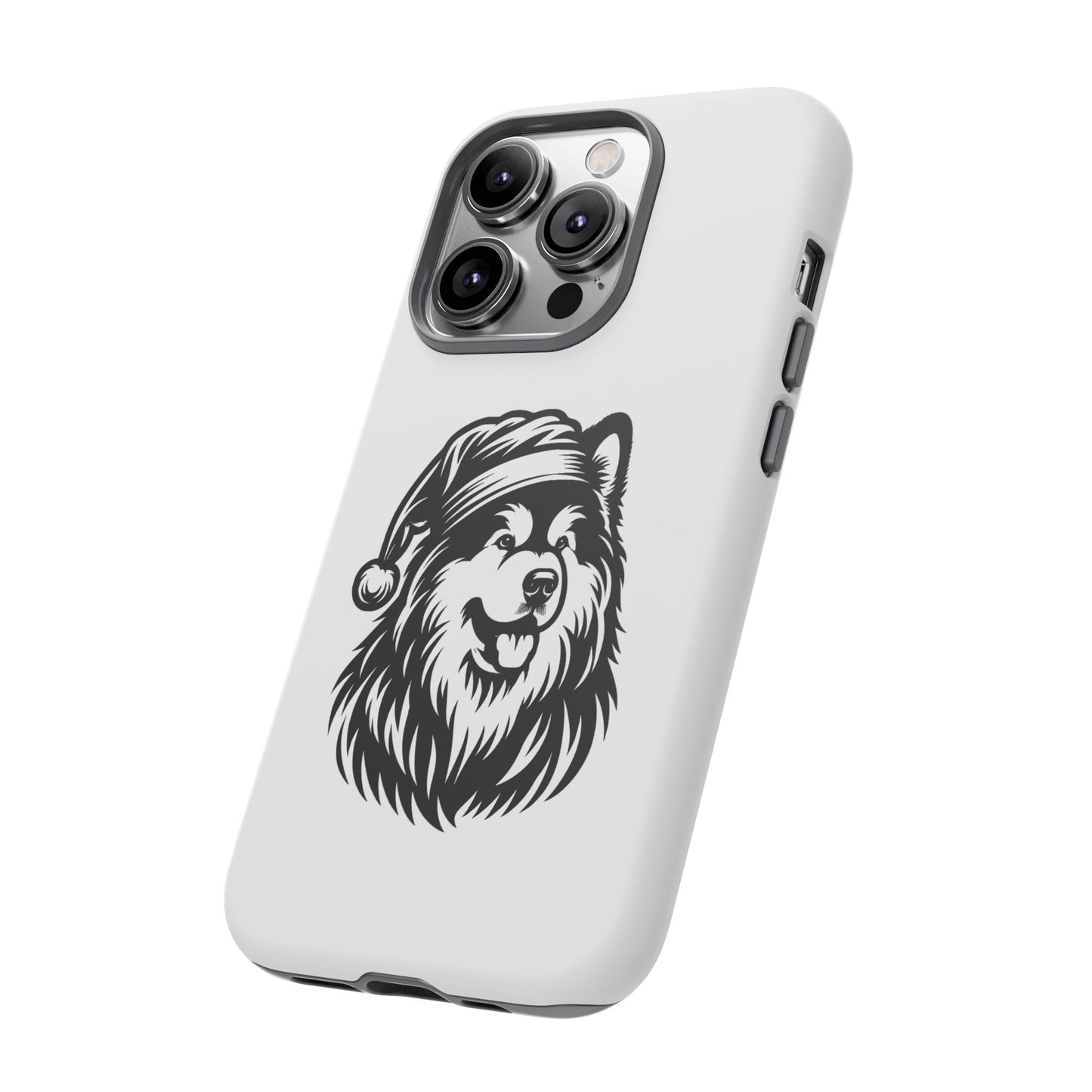 Santa Paws Malamute iPhone Case