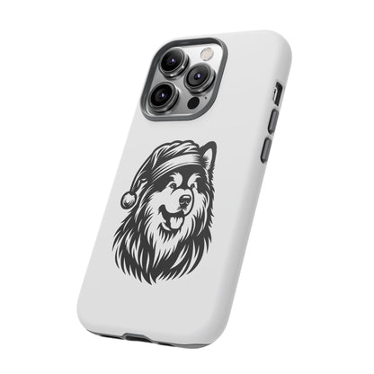 Santa Paws Malamute iPhone Case