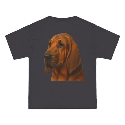 Bloodhound Head Men's Short-Sleeve Crewneck Tee