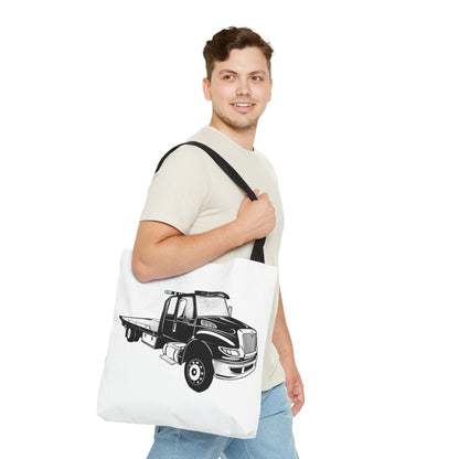 Flatbed Tow Truck Tote Bag