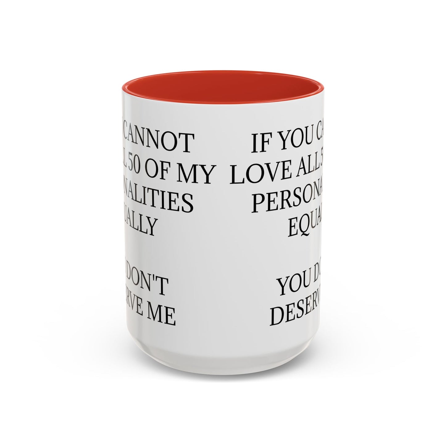 50 Personalities 2-Tone Coffee Mug