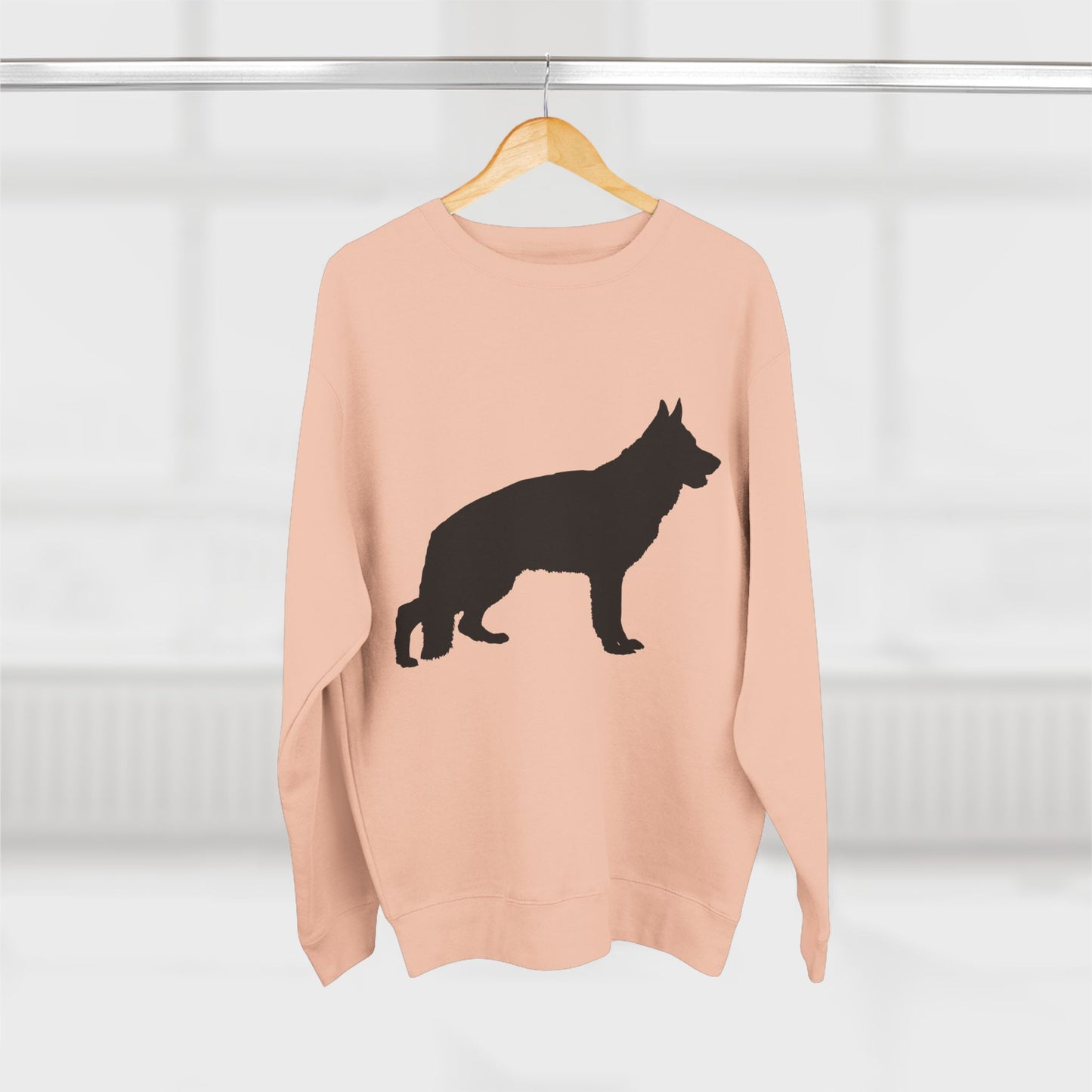 German Shepherd Silhouette Unisex Crewneck Sweatshirt