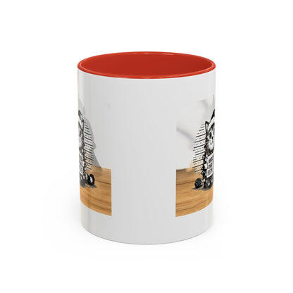 Naughty Cat 2-Tone Coffee Mug
