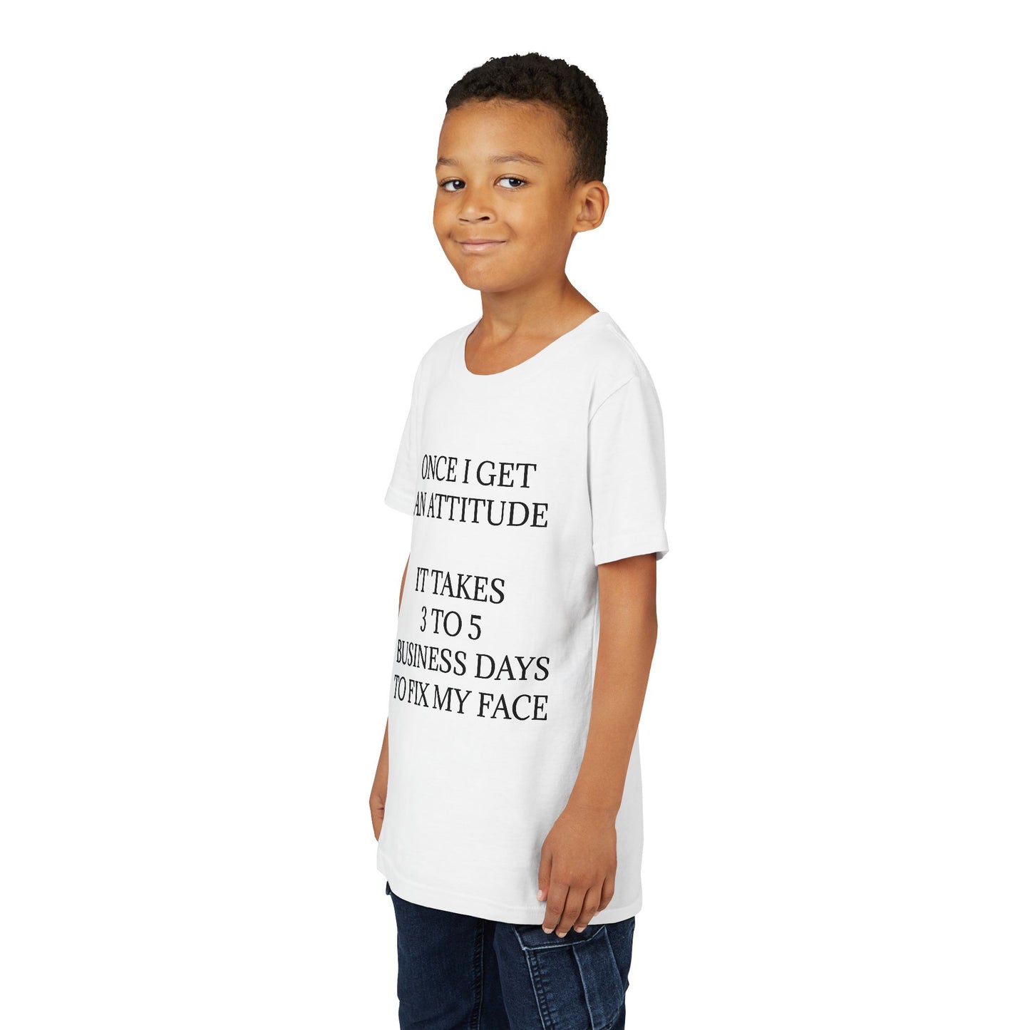 Fix My Face Youth Unisex Short Sleeve Crewneck Tee