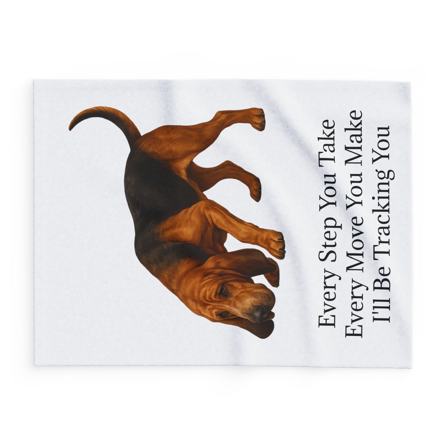 Tracking You Arctic Fleece Blanket