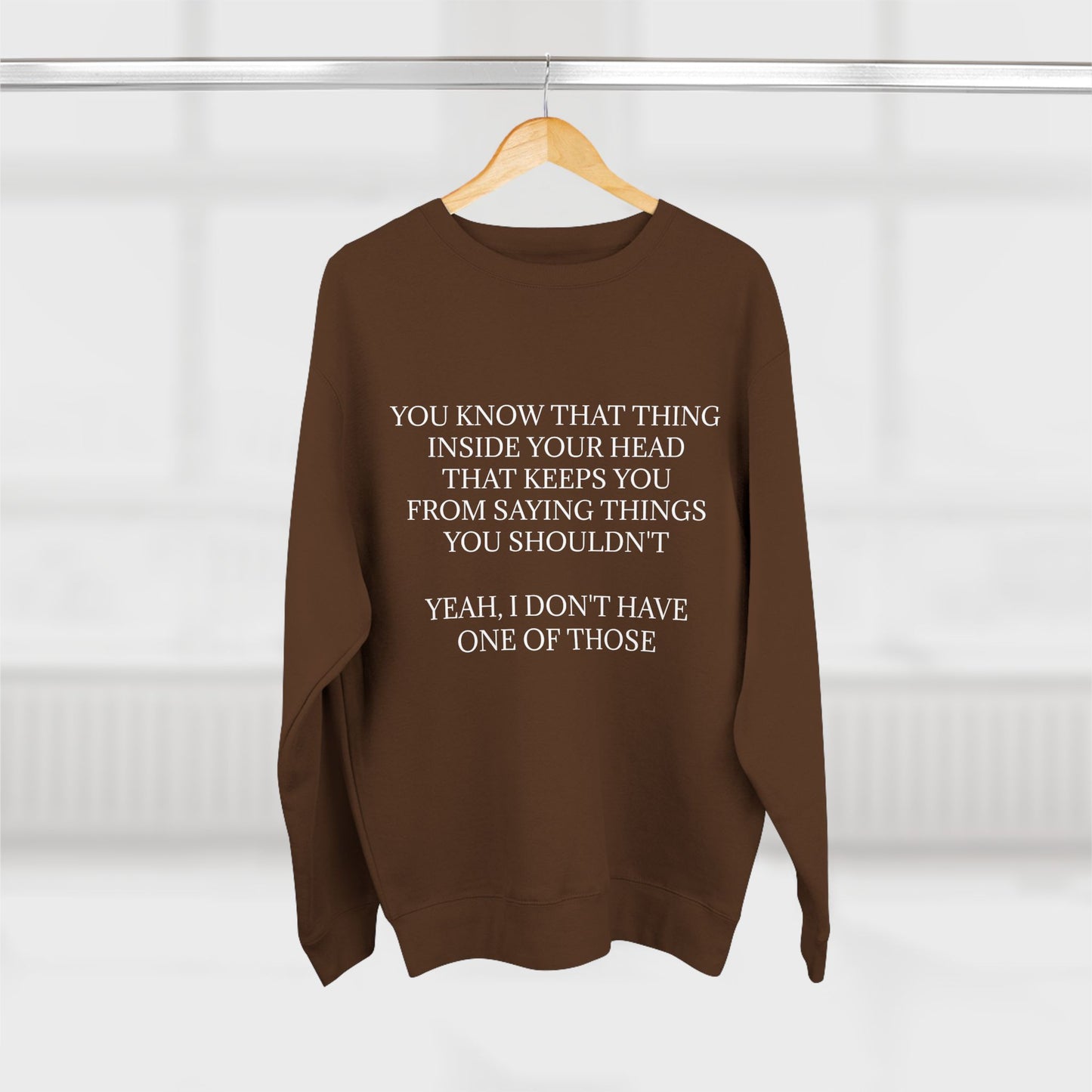 No Filter Unisex Crewneck Sweatshirt