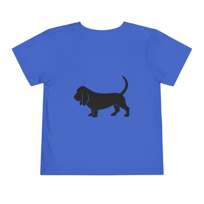 Basset Hound Toddler Unisex Short Sleeve Crewneck Tee