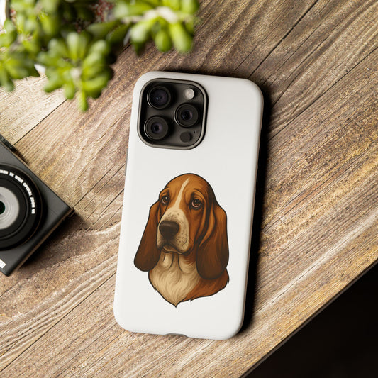 Basset Hound Head iPhone Case