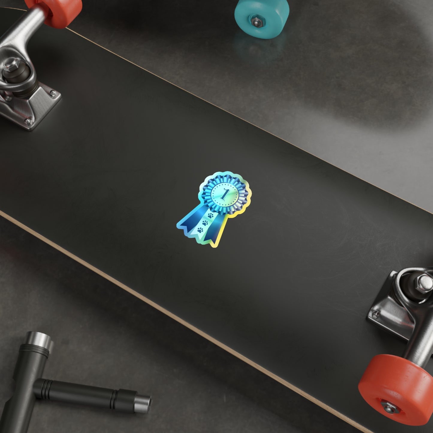 Show Ribbon Holographic Sticker