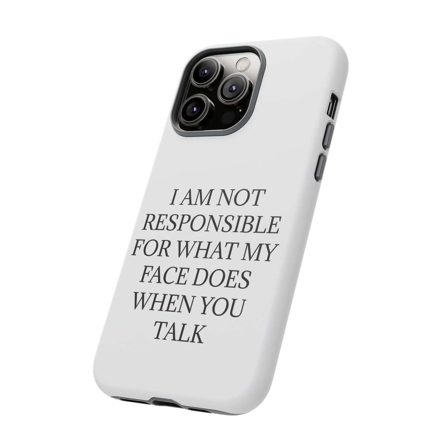 When You Talk iPhone Case