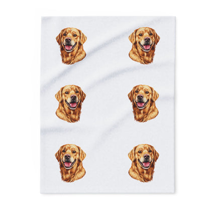 Golden Head Arctic Fleece Blanket