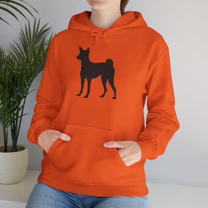 Basenji Silhouette Unisex Hoodie