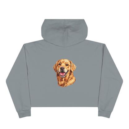Golden Head Women's Crop Hoodie