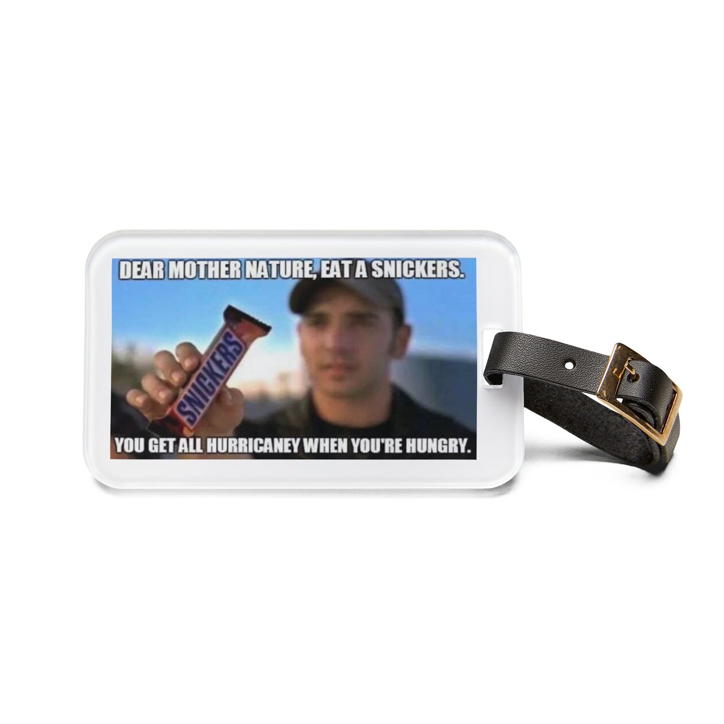 Hurricaney Leather Strap Luggage Tag