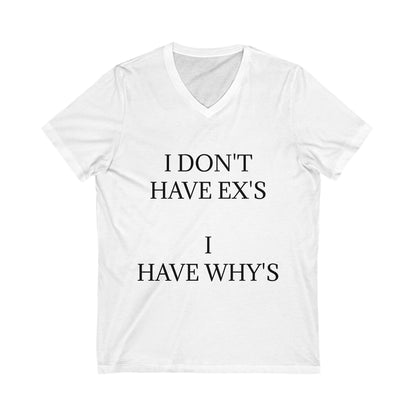 X's And Y's Unisex Short Sleeve V-Neck Tee