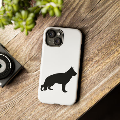German Shepherd Silhouette iPhone Case