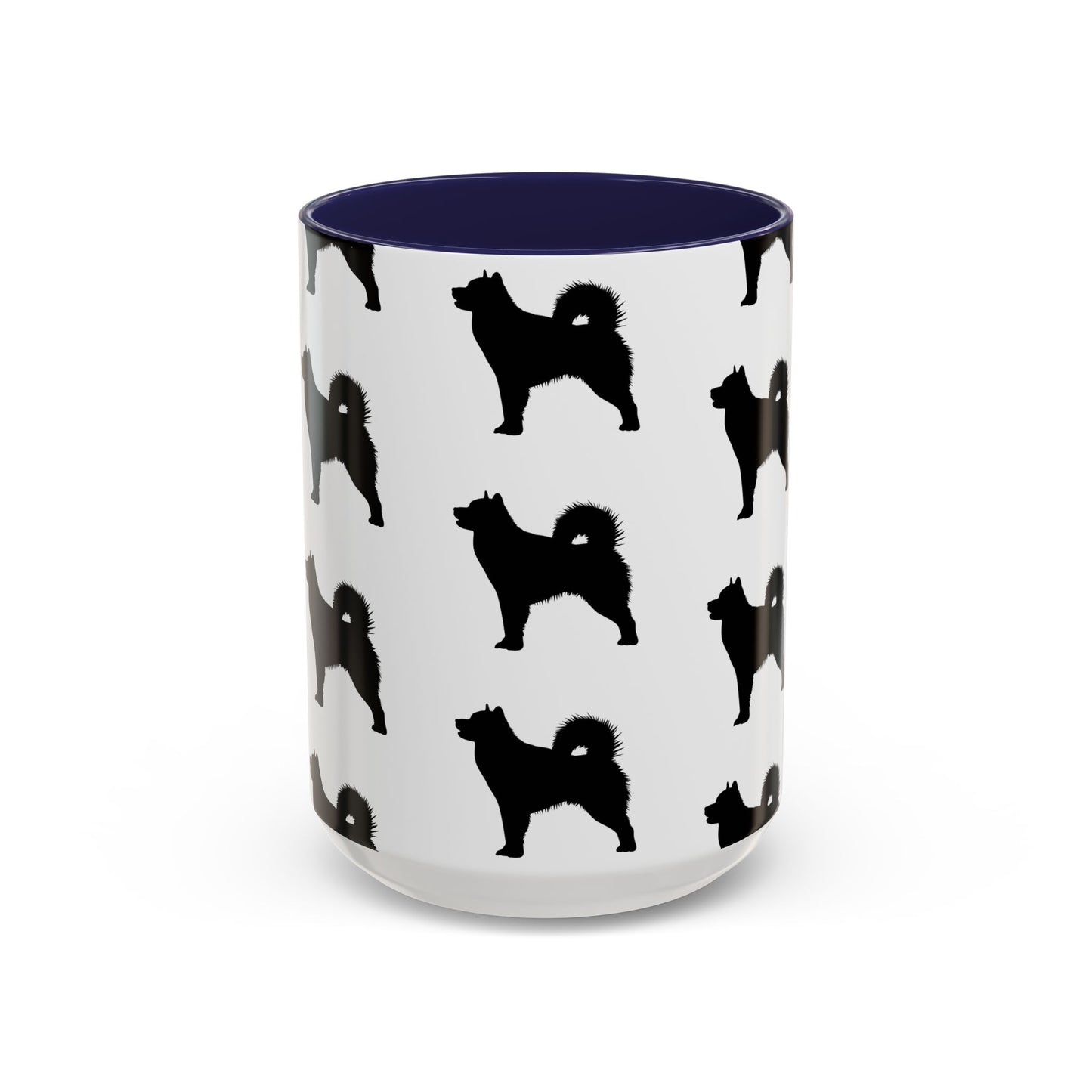 Malamute Silhouette 2-Tone Coffee Mug