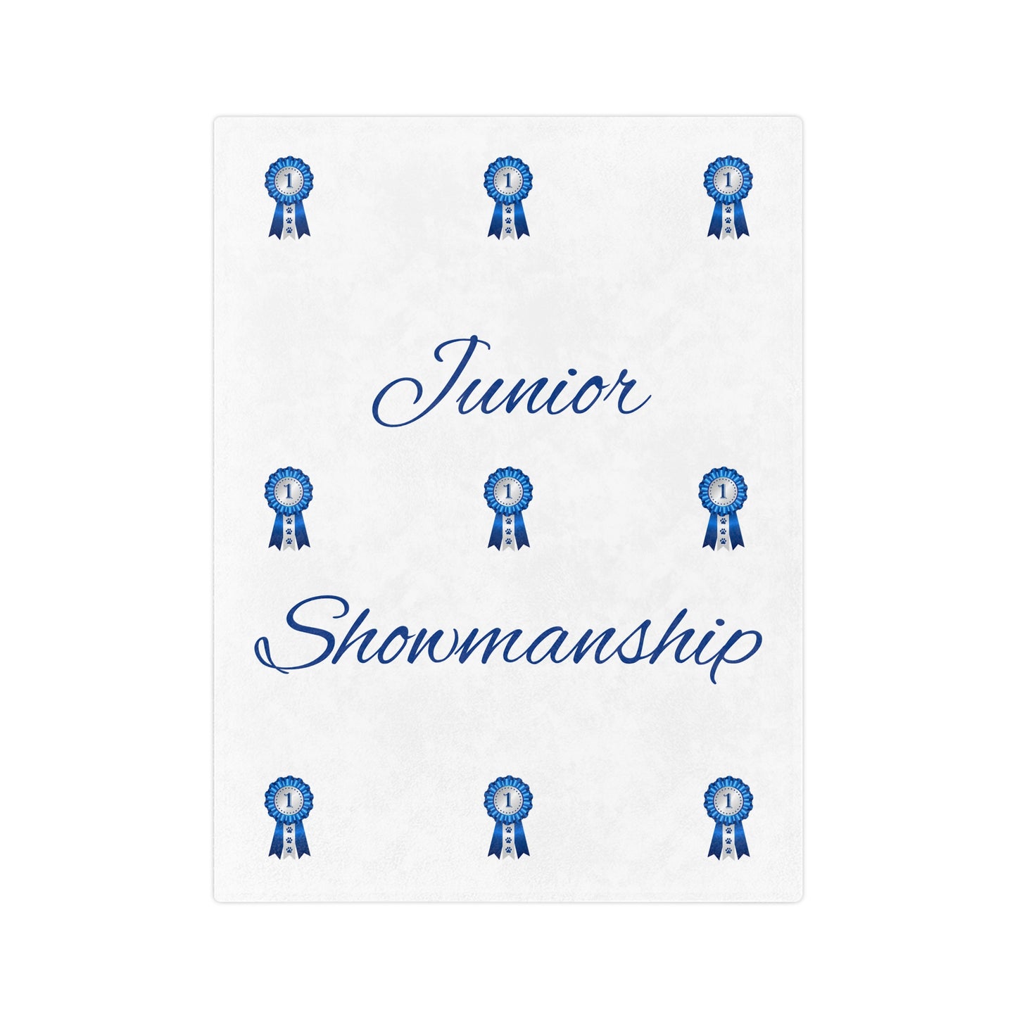 Junior Showmanship Velveteen Microfiber Blanket