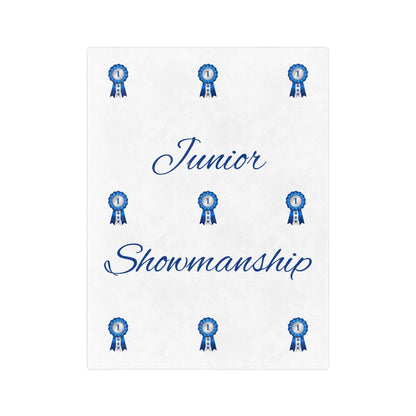 Junior Showmanship Velveteen Microfiber Blanket