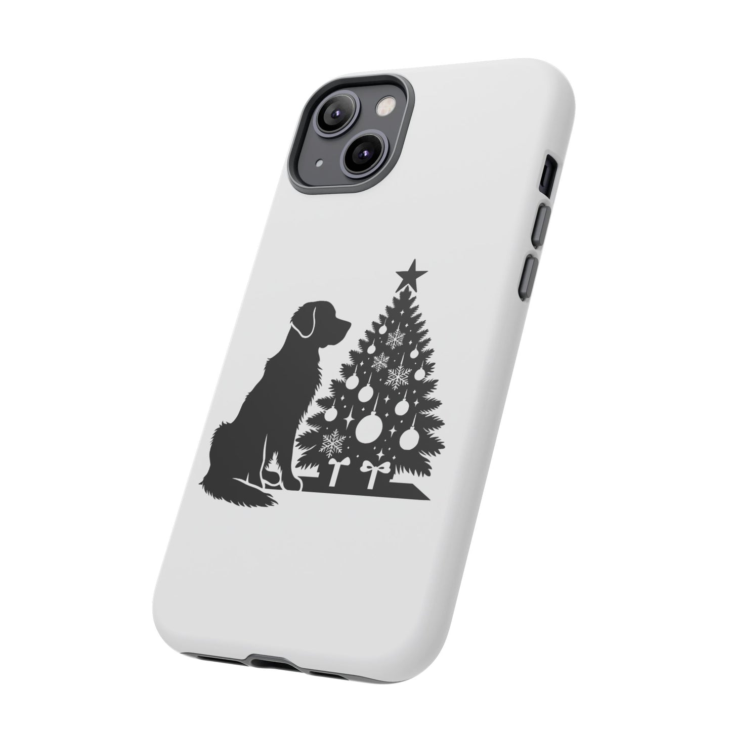 Golden Christmas Tree iPhone Case