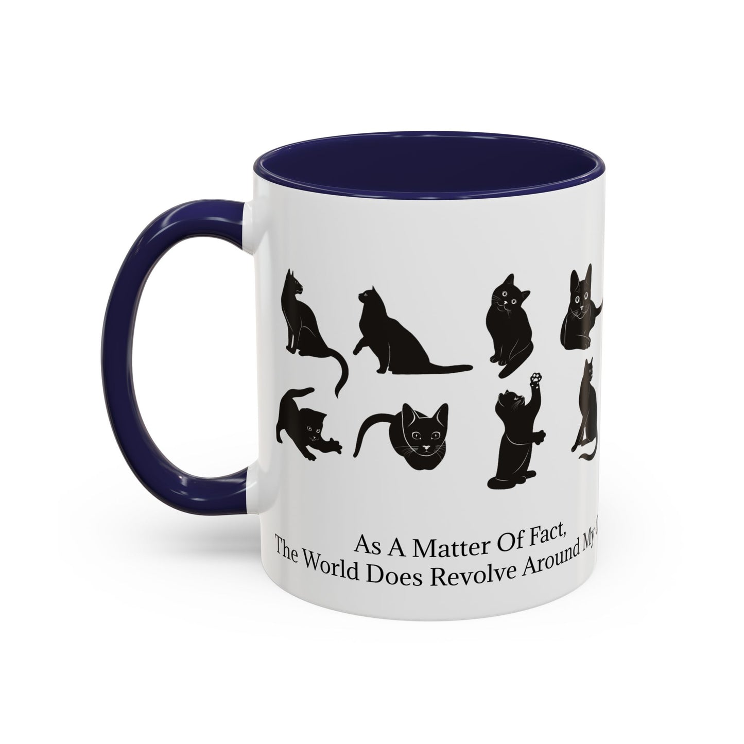 Matter Of Fact Cat 2-Tone Coffee Mug