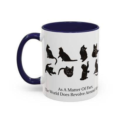 Matter Of Fact Cat 2-Tone Coffee Mug