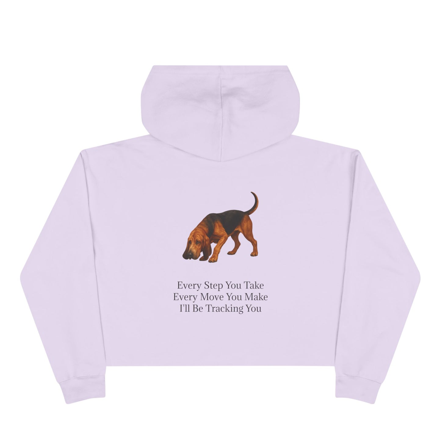 Tracking You Women's Crop Hoodie