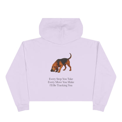 Tracking You Women's Crop Hoodie
